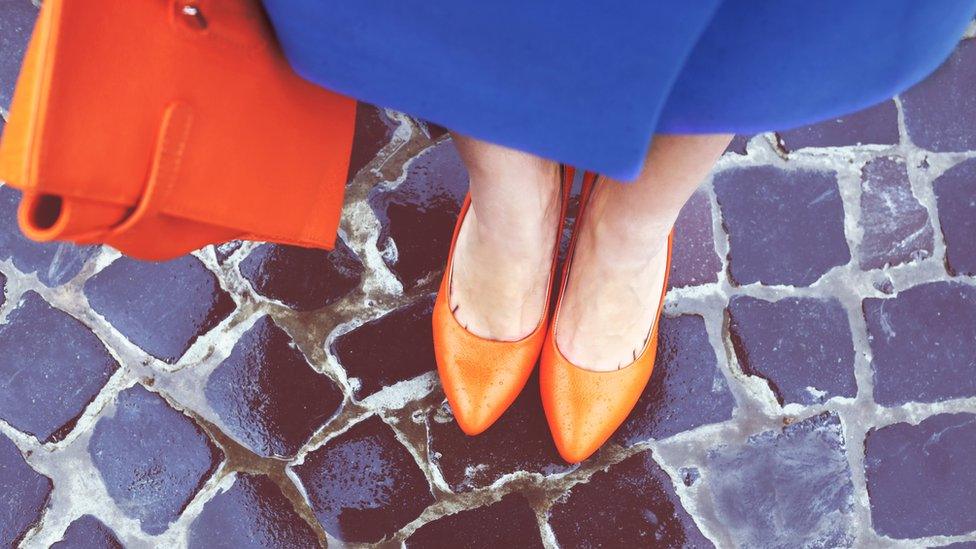 Walking in heels on cobbled streets