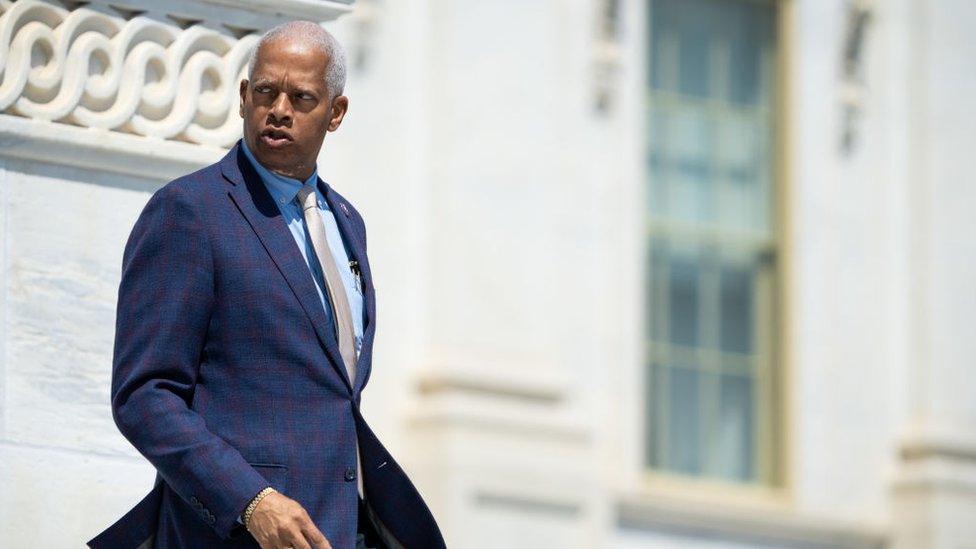 Image shows Congressman Hank Johnson