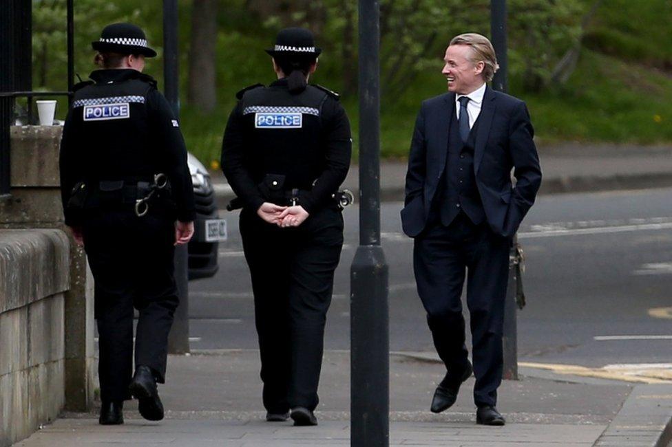 Craig Whyte arrives at the High Court in Glasgow