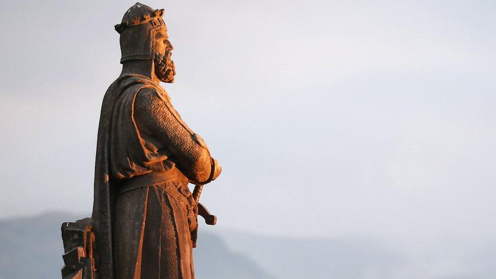 Statue of Robert the Bruce in Stirling