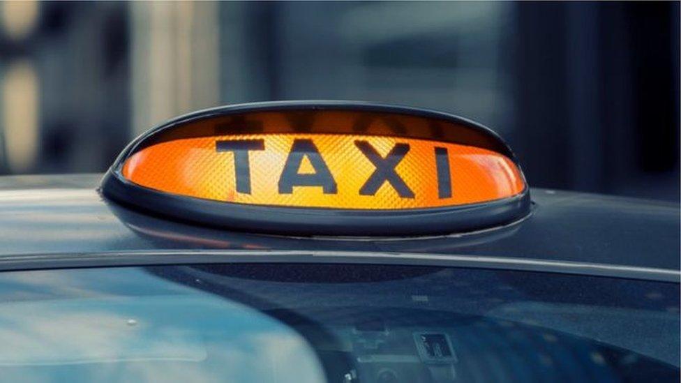 Taxi sign