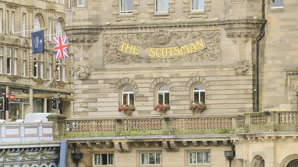 Scotsman building North Bridge