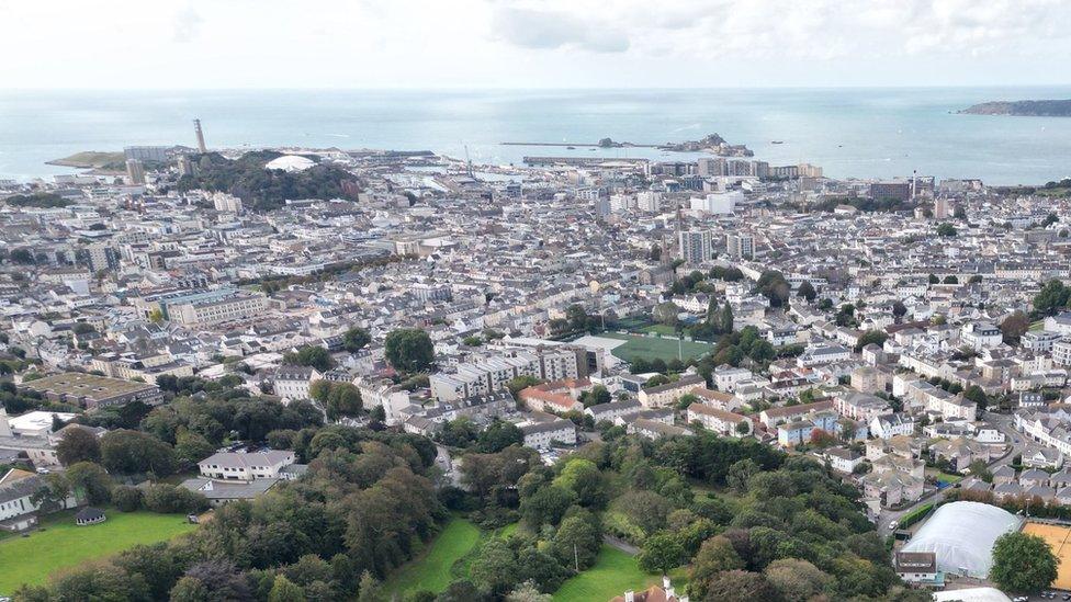 Jersey St Helier aerial