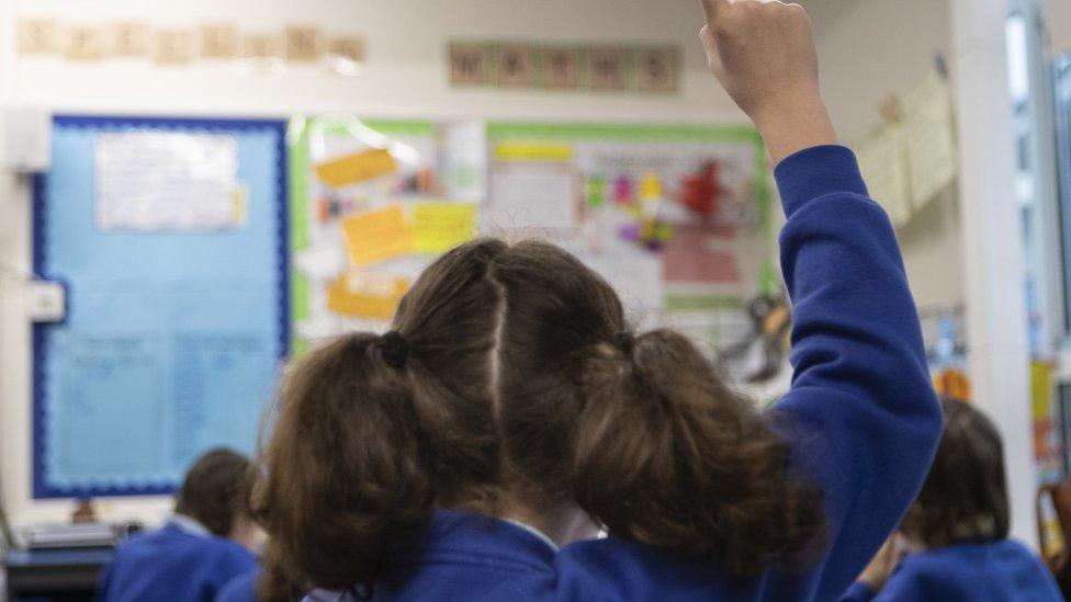 A stock image of a classroom