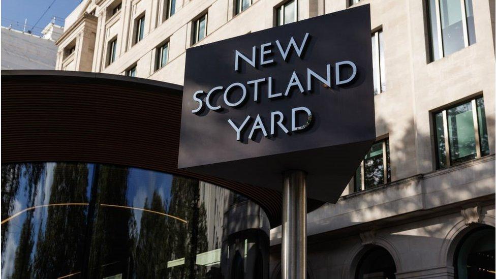 New Scotland Yard sign