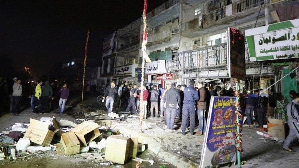 Baghdad shopping centre, 11 Jan