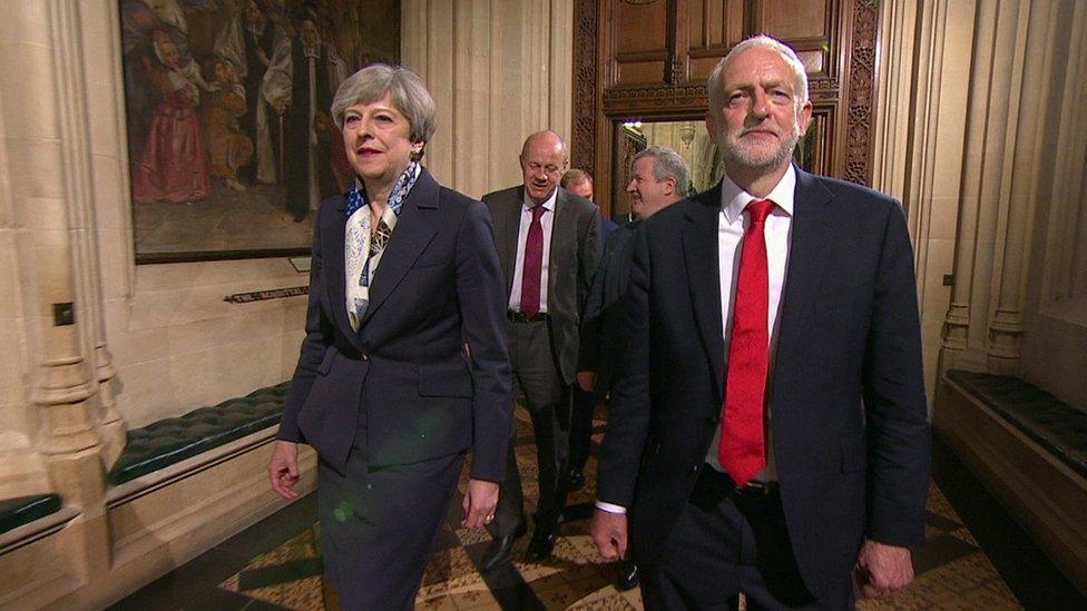 Theresa May and Jeremy Corbyn