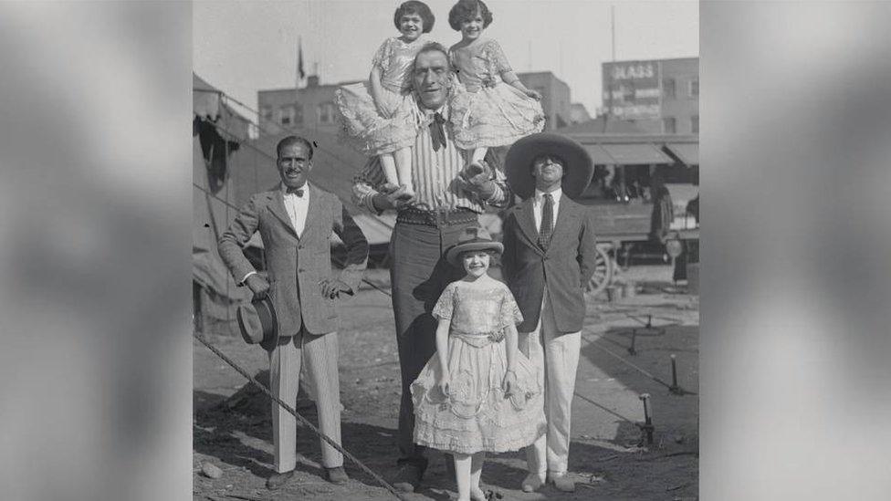 Douglas Fairbanks Sr, George Auger and Charlie Chaplin