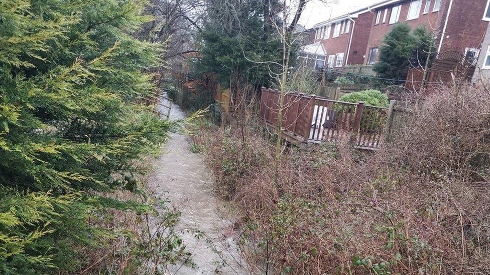 Burrow Beck river