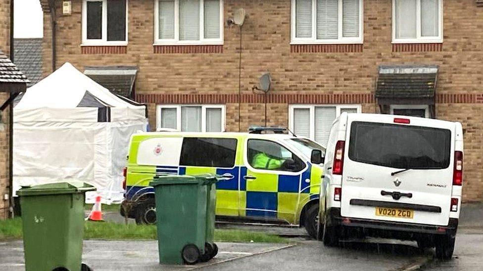 The property where Michelle O'Neill was found dead