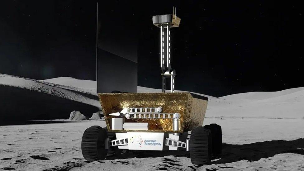 Moon rover artist impression