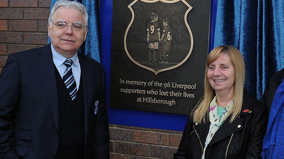 Bill Kenwright and Margaret Aspinall