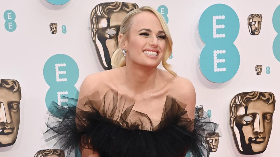 Rebel Wilson at the 2022 Bafta Film Awards