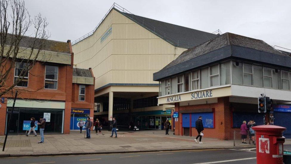 Entrance to Anglia Square