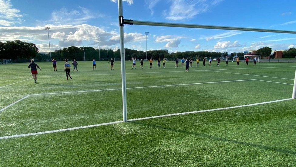 East Belfast GAC in training