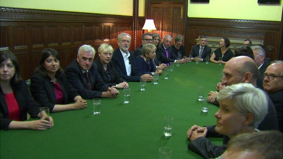 Meeting of shadow cabinet