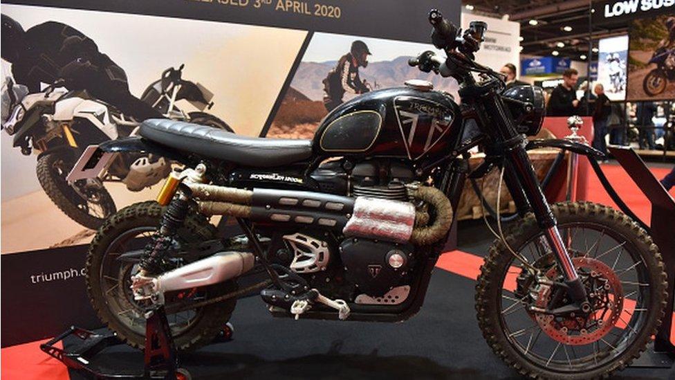 Triumph Scrambler 1200 XE motorcycle