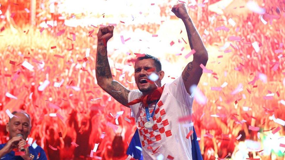 Celebrations in Croatia following team's return