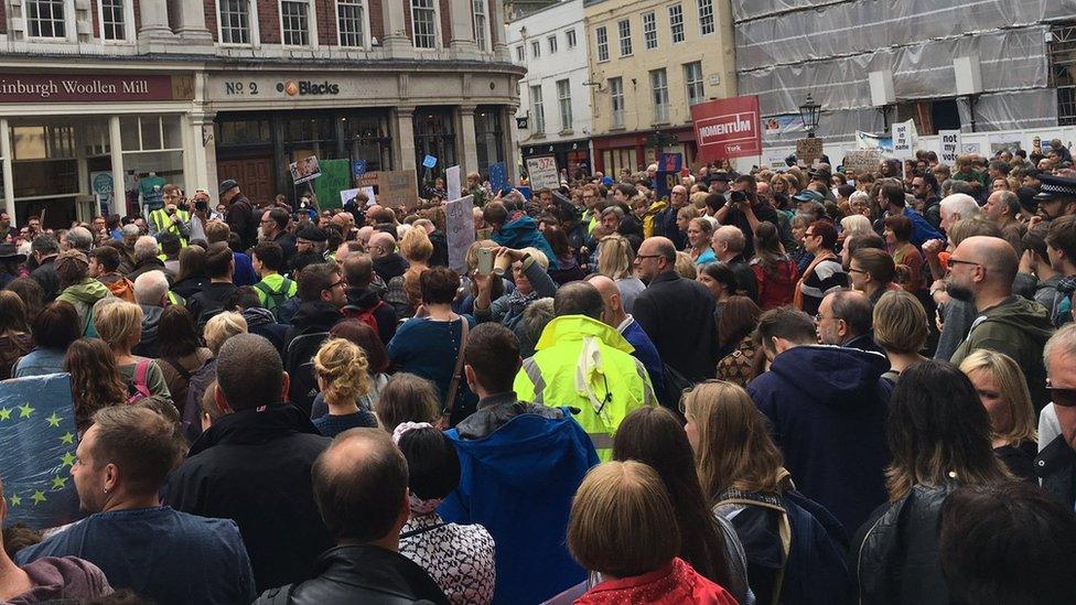 EU rally in York