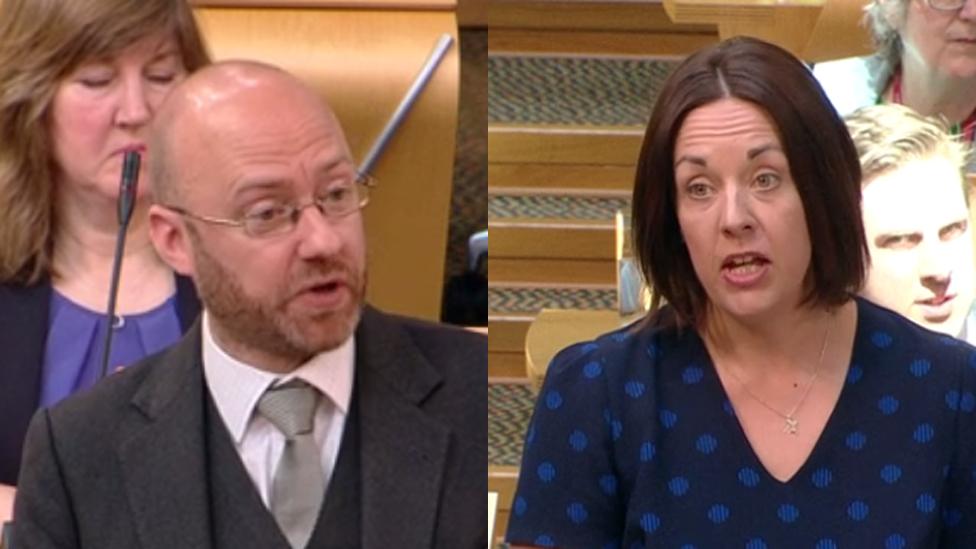 Patrick Harvie and Kezia Dugdale