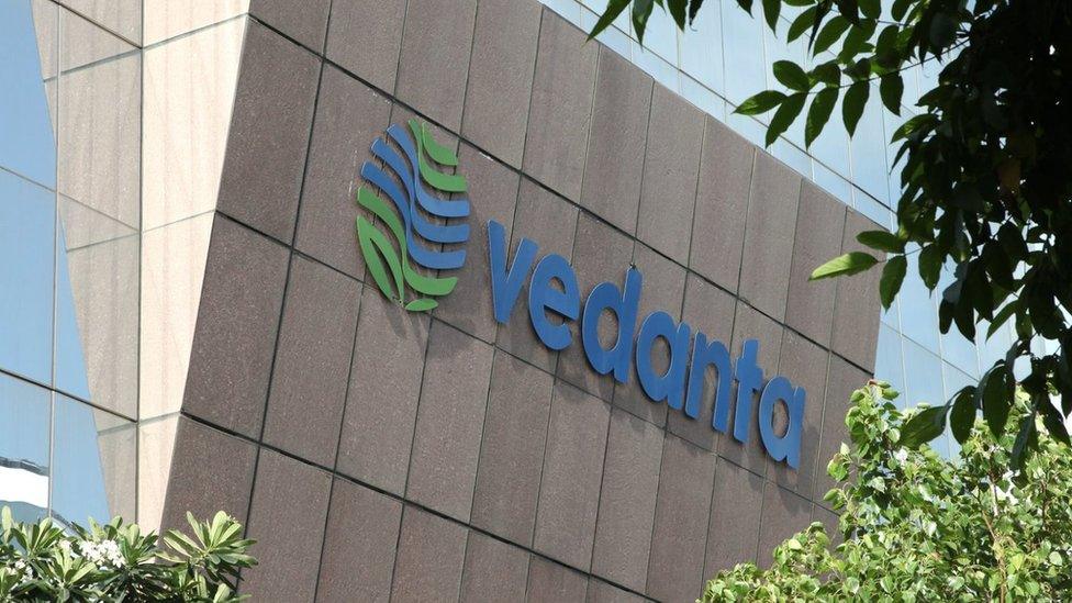 Vedanta building in India