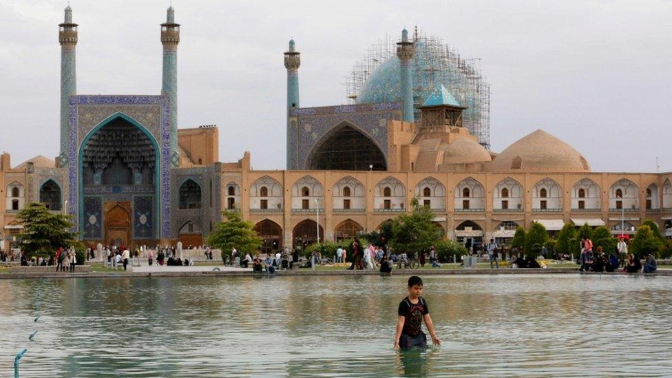 Naqsh-e Jahan Square in the city of Isfahan