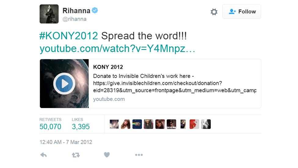 Rihanna Tweet