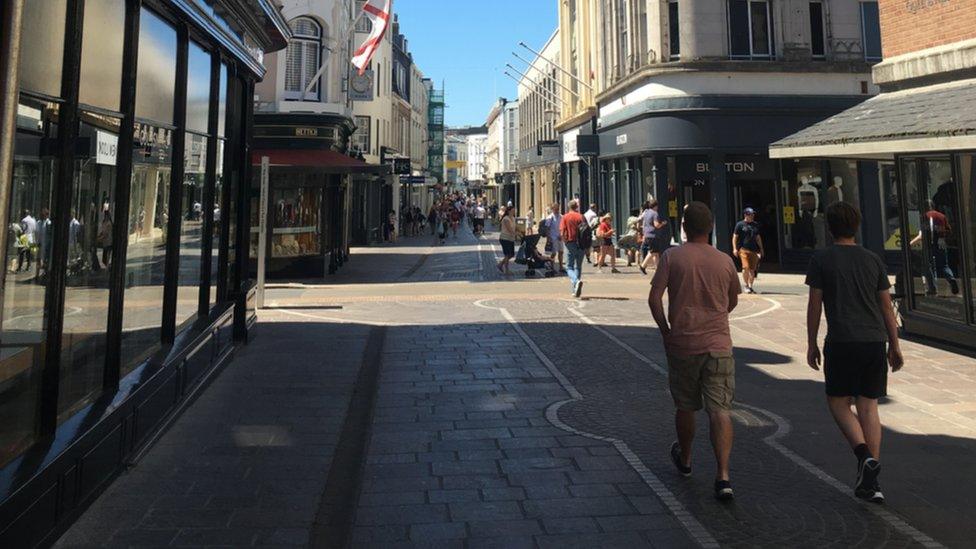 St Helier high street