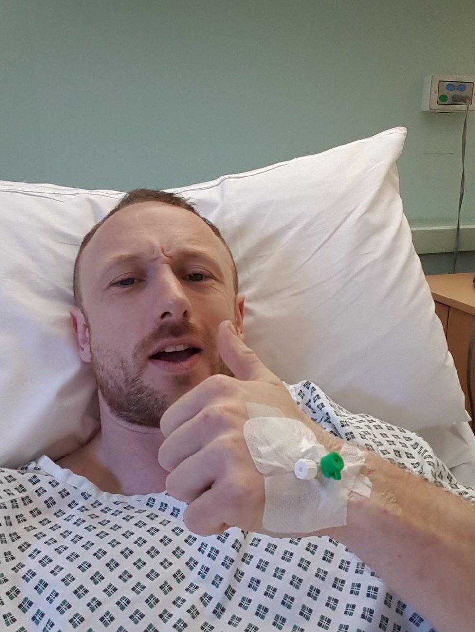 Weightlifter Gareth Evans recovering in hospital