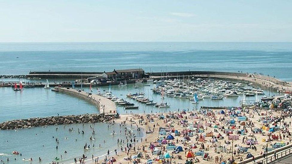 Front Beach, Lyme Regis