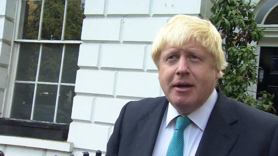 Foreign Secretary Boris Johnson