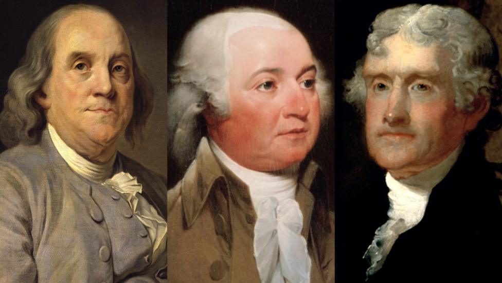 franklin, adams, jefferson