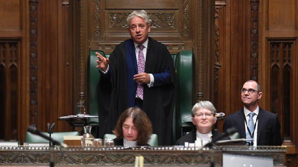 John Bercow in the House of Commons