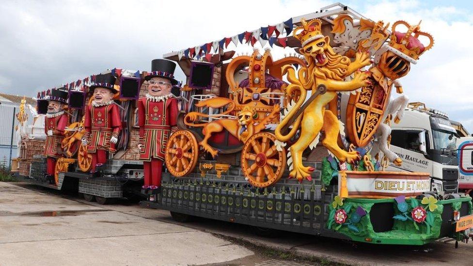 Jubilee pageant cart