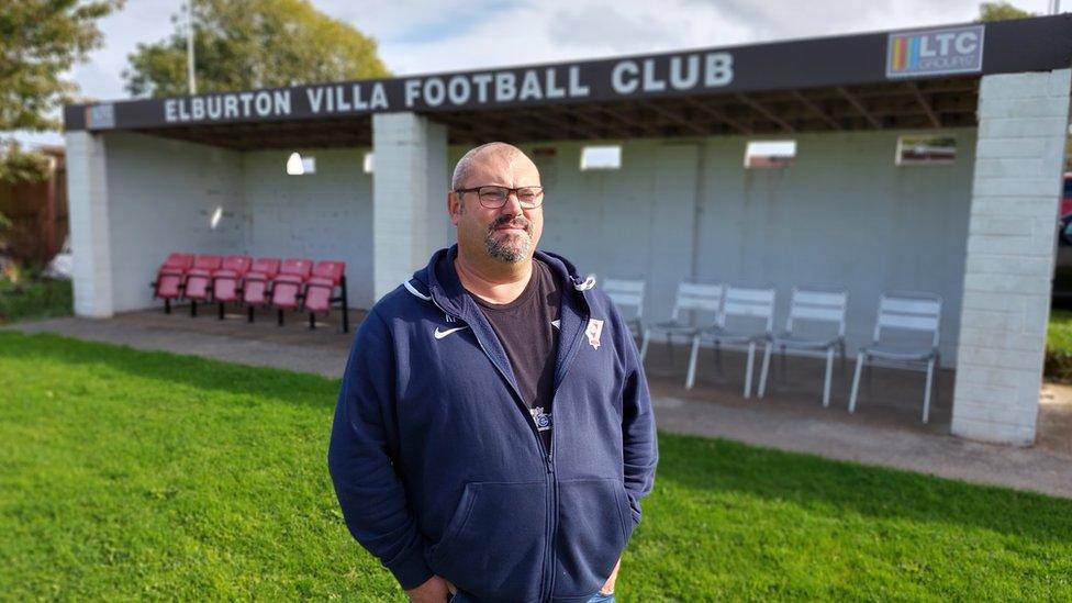 Elburton Villa FC chairman Kevin Treeby