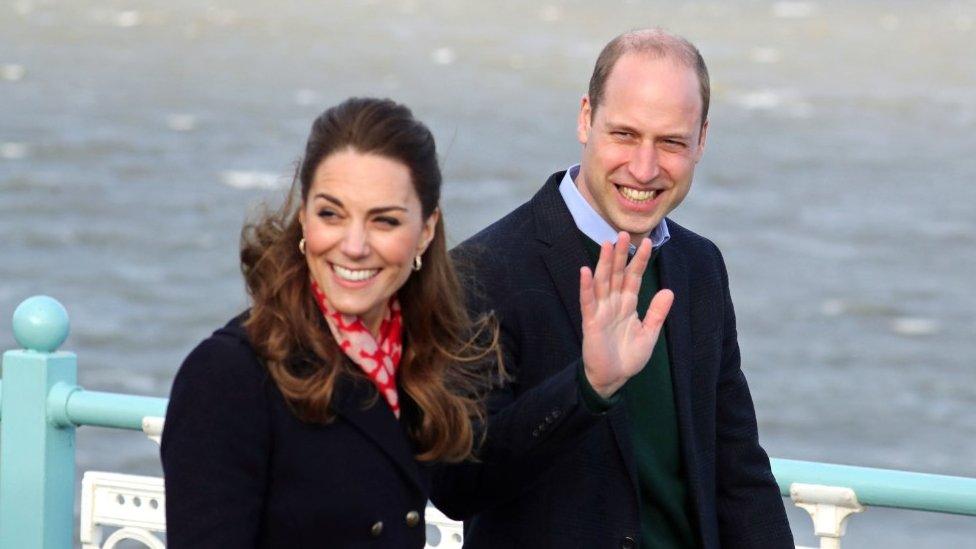 Duke and Duchess of Cambridge in Mumbles