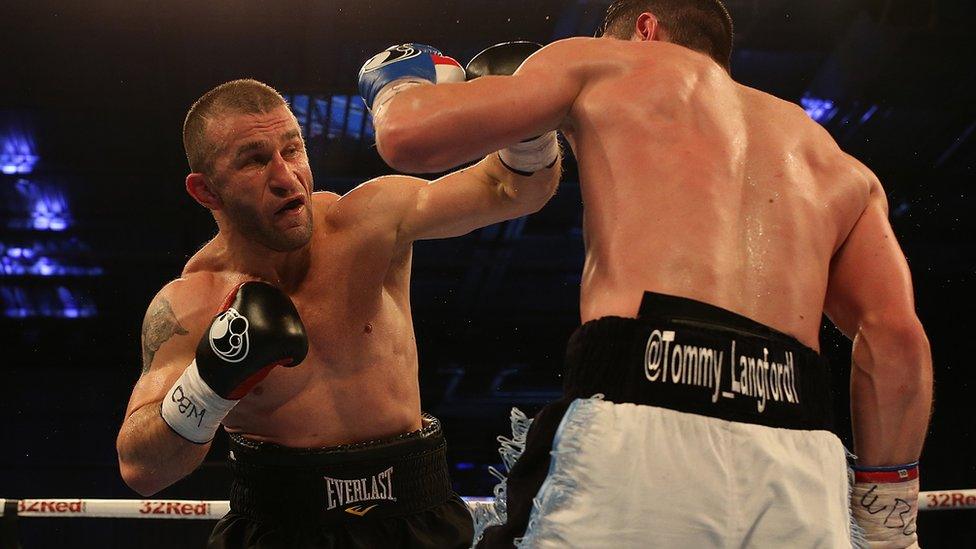 Avtandil Khurtsidze boxing Tommy Langford