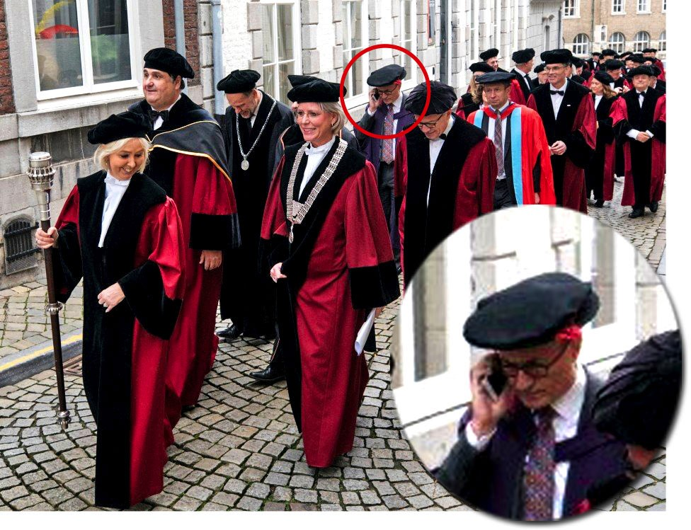 Charlie Jeffery takes part in parade in Maastricht