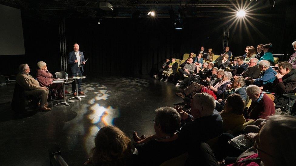 A session of Plaid Cymru's conference