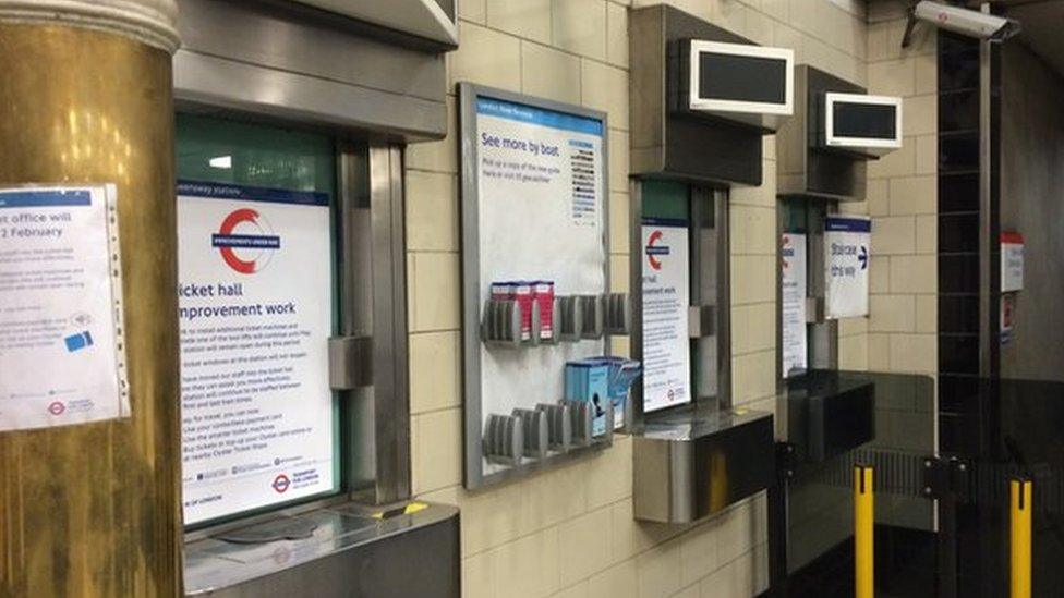 Queensway station ticket office