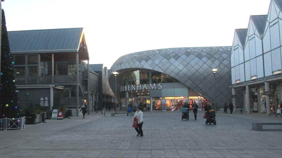 Debenhams, the Arc shopping area, Bury St Edmunds