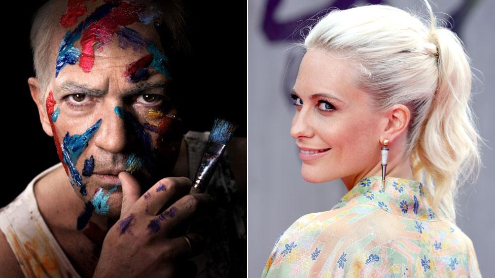 Antonio Banderas as Picasso and Poppy Delevingne