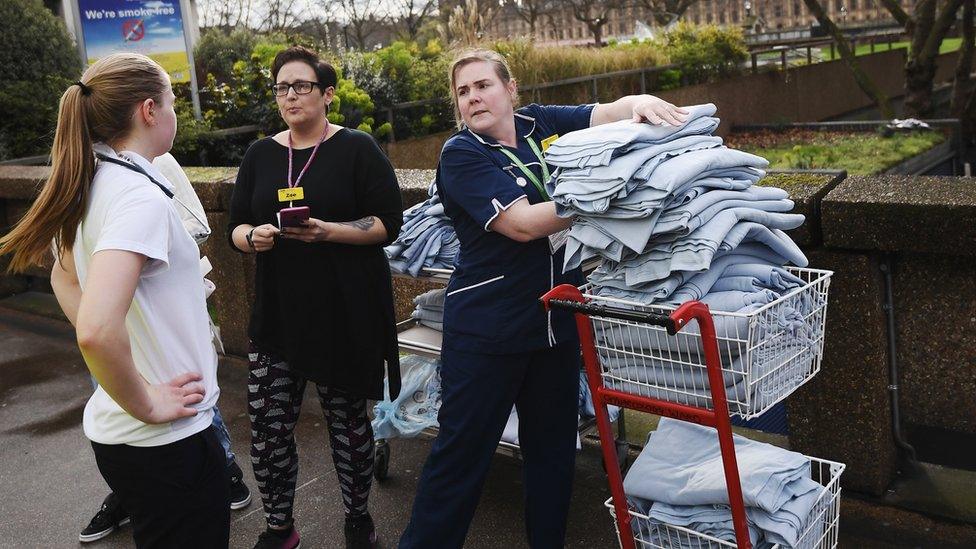 Nurses helping out after the Westminster Bridge attack