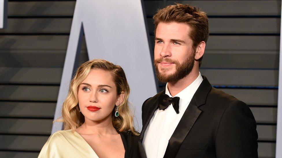 Miley Cyrus and Liam Hemsworth