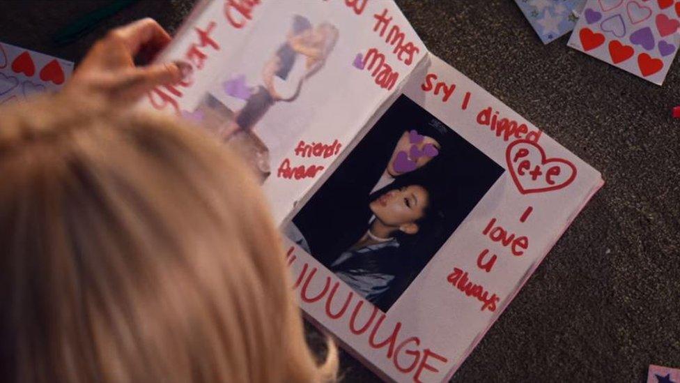 Screengrab from Thank U, Next