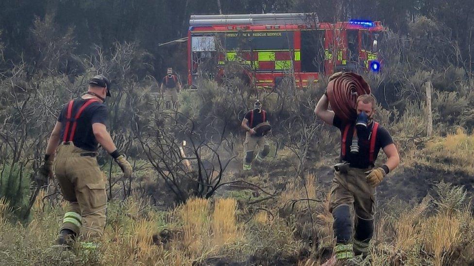 Chobham Common wildfire