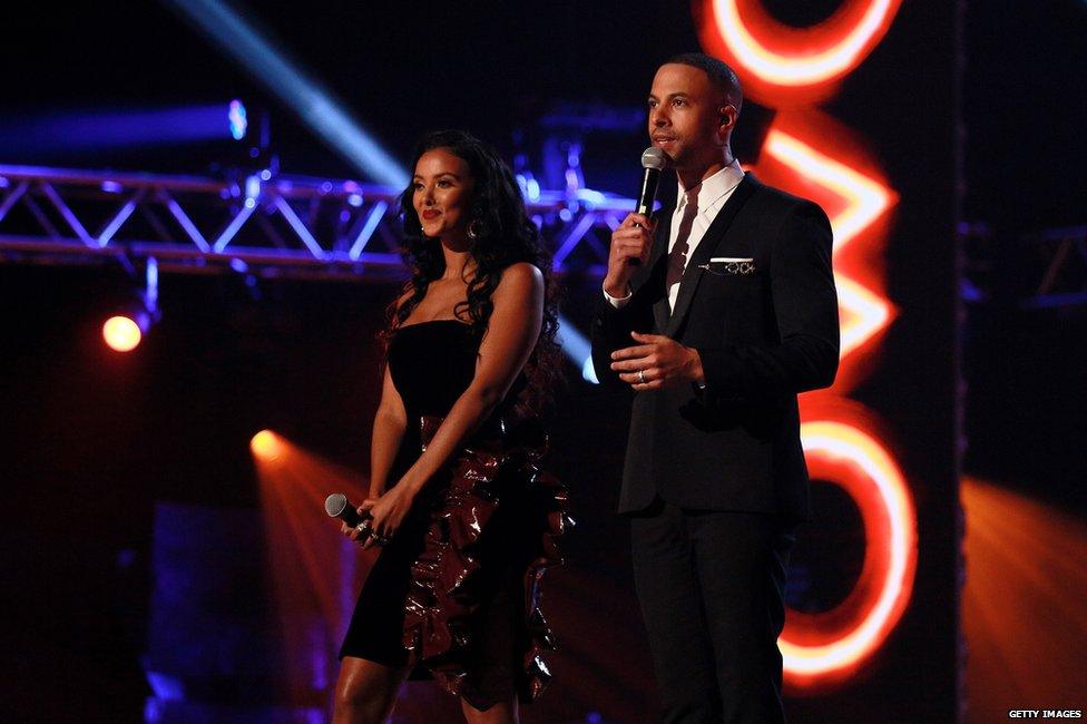 Maya Jama and Marvin Humes