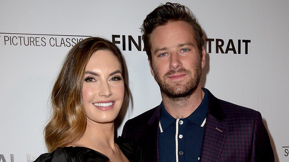 Elizabeth Chambers and Armie Hammer