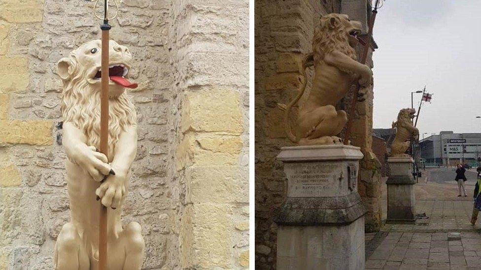 Lions at Bargate