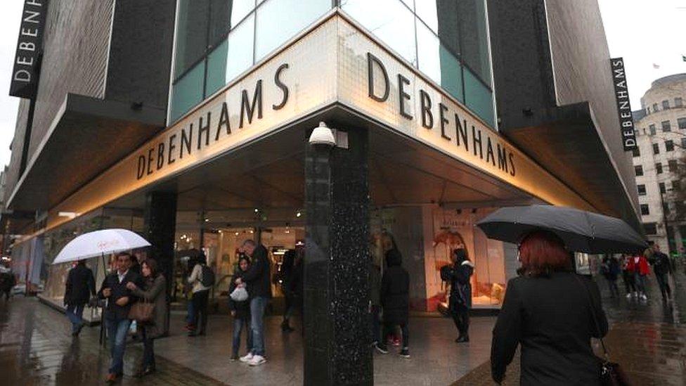 Debenhams store